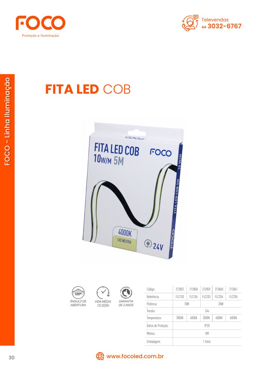 Fita LED COB