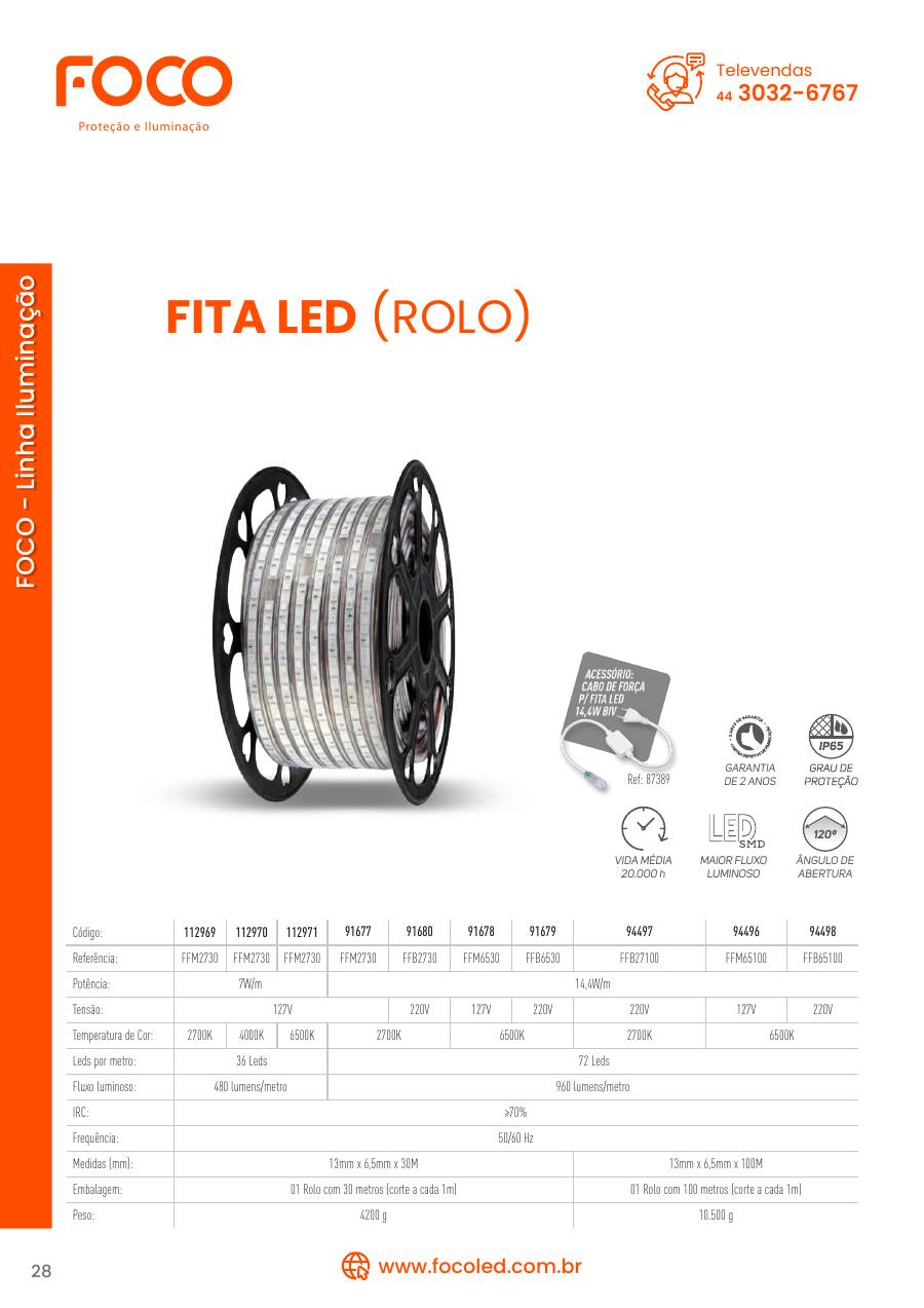 Fita LED (rolo)