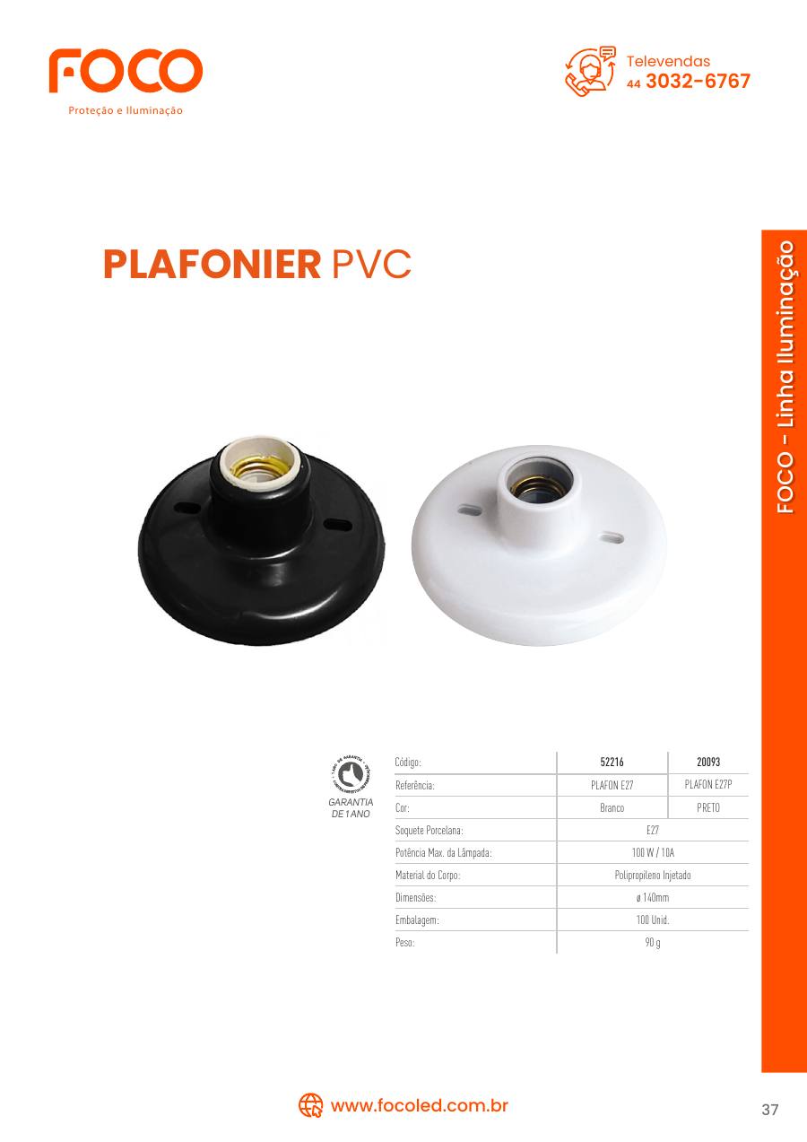 Plafonier PVC
